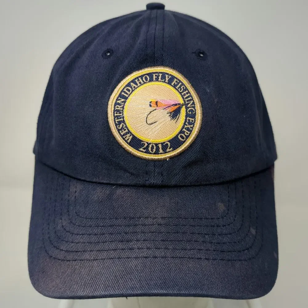 Buck's Bags Baseball Cap Blue One Size Western Idaho Fly Fishing Expo 2012 Hat
